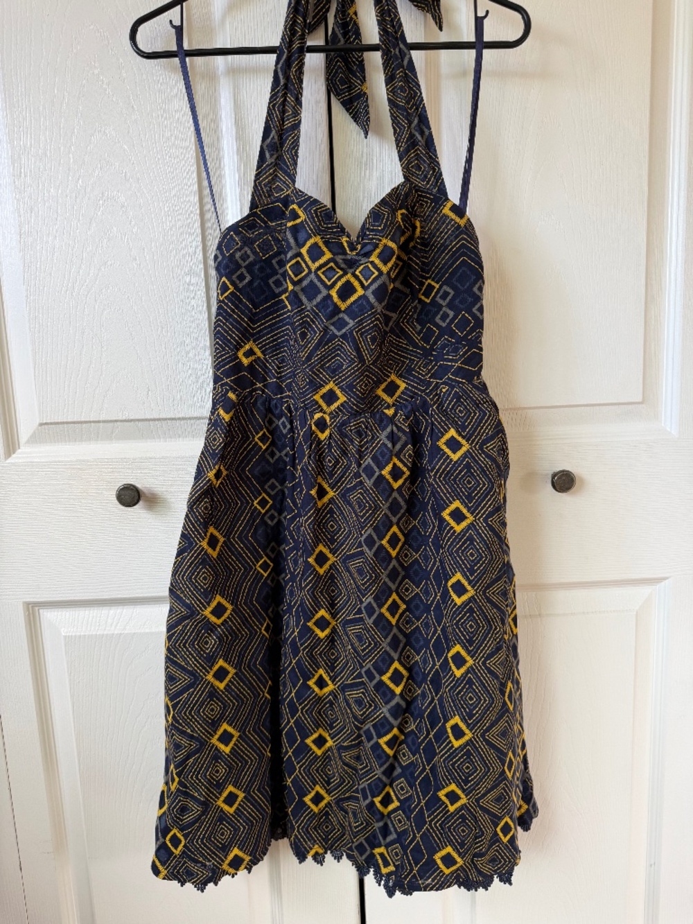 Edme & Esyllte - Repeitition Halter Dress - Size 2